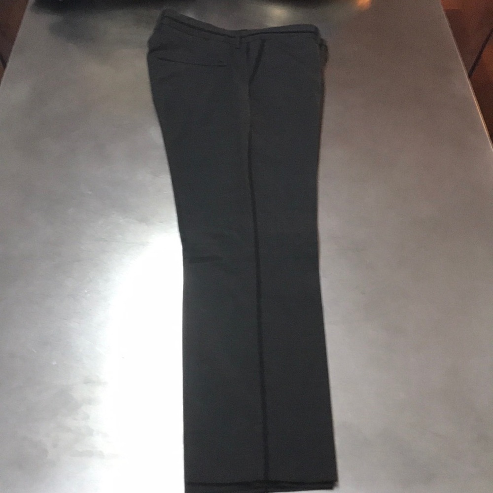 J Lindeberg Charcoal Dress Pants with Black Piping